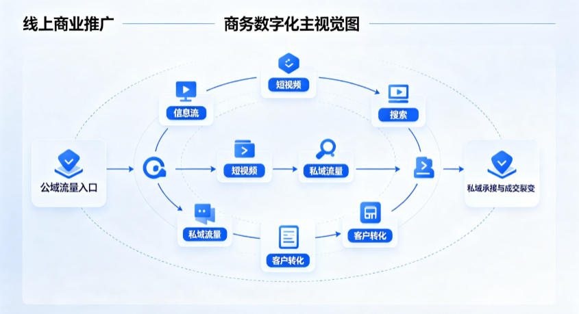 顺城区线上商业推广怎么做？全域流量闭环搭建与低成本转化实战指南